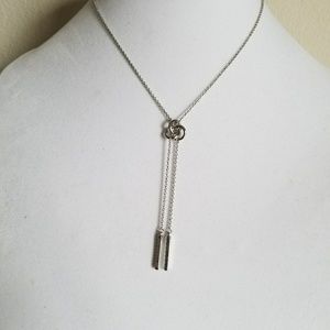 Beautiful woman necklace and earrings set.